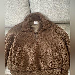 Sherpa Pullover Jacket